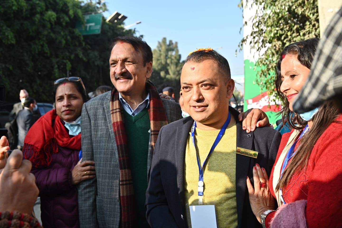 कांग्रेस महाधिवेशन : १२ तस्वीरमा हेराैँ मतदानस्थलकाे चहलपहल